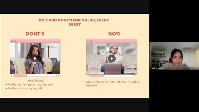 SMI Talk - How To Be Confident On Online Event
