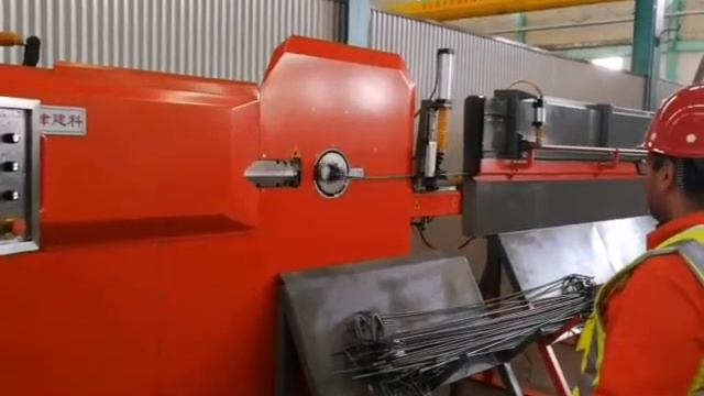 TJK machinery -stirrup bending machine with 6M bench