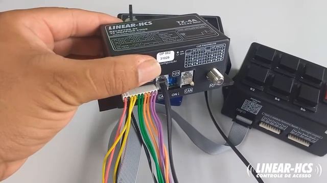 Feluc - Nice Linear Instalação do receptor TX-4A