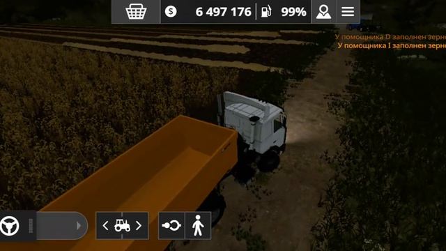 убираем ячмень на 2 комбайнах 1 комбайн Дон 1500 А 2 комбайн Акрос 530
