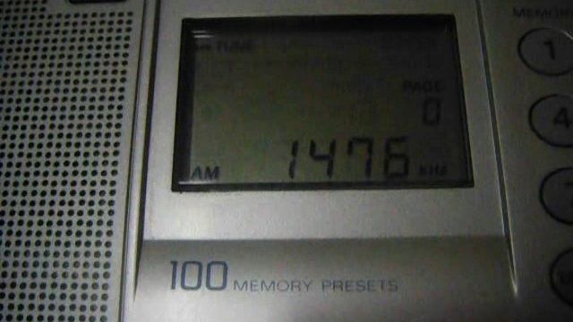 [MW DX] 1476 kHz สวท.เชียงใหม่ Radio Thailand (Chiang Mai, Lamphun, THA) 04.06.2018