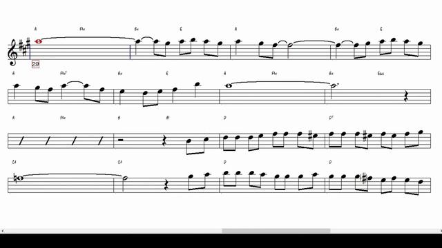 Perfidia - Alberto Domínguez 1939 (Alto Sax Eb) _Sheet music_ ( 720 X 1280 )