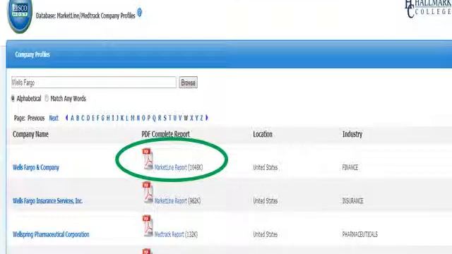 Business Source Complete: Company Profiles Tutorial