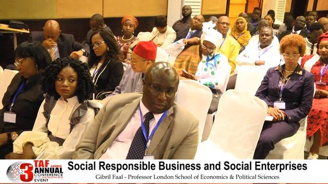 Social Responsible Business & Social Enterprises - Prof. Gibril Faal