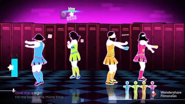 Just dance 3 baby one more time glee cast