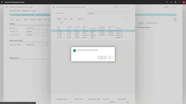 Overview of fixed assets with Dynamics 365 Business Central