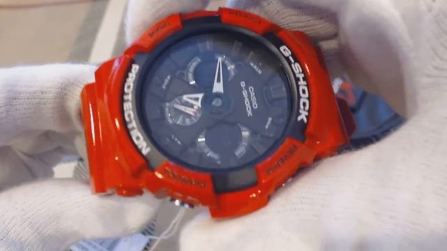 Casio G Shock Red Valentines Day Eddition Watch GA201RD 4A