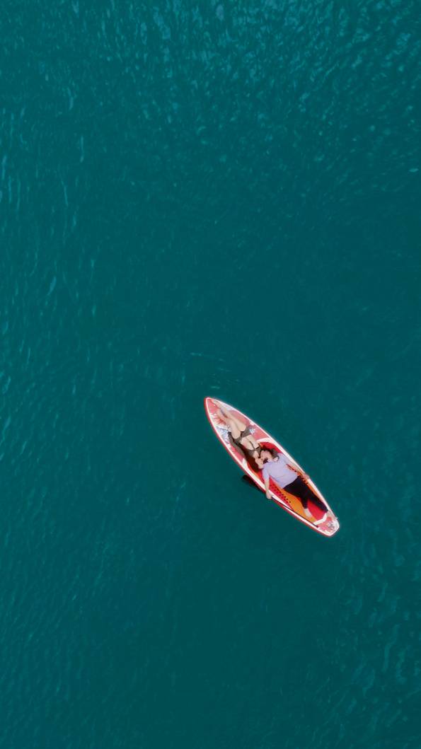 Домбай Турье озеро, прогулка на сапах. Второй день свадьбы в горах