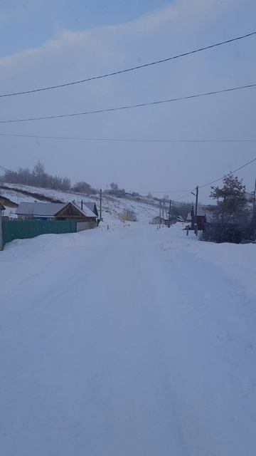 Зима в деревне имеет свою прелесть!