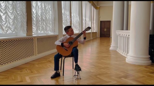 Ахметшин Данияр. Р.Н.П. "Вот, мчится тройка почтовая" в обр. Г. Гарнишевской. О. Киселёв "Ковбой"