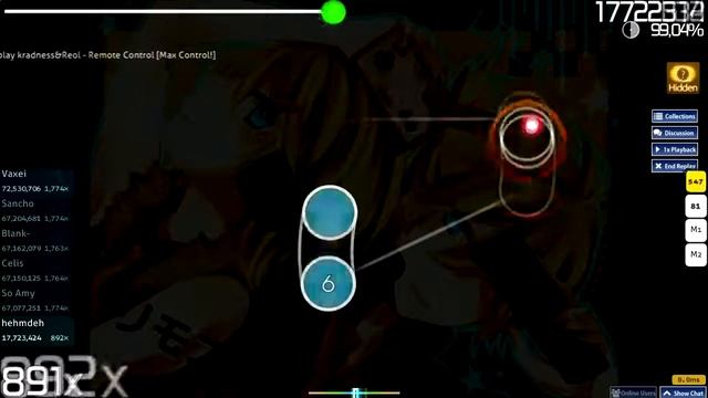 kradness&Reol - Remote Control [Max Control!] +HD full combo