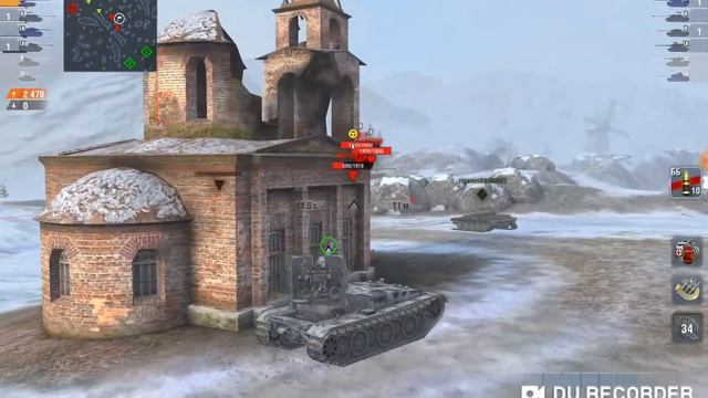 [ WOT BLITZ ] что может Grille 15 на первой линии? DO DAMAGE