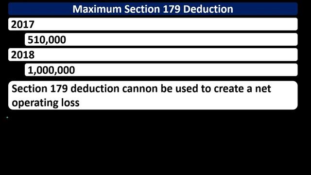 Section 179 Deduction Self-Employed Business - Income Tax 2018 2019