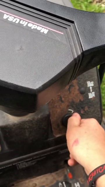 Cold start on an old Craftsman GT6000