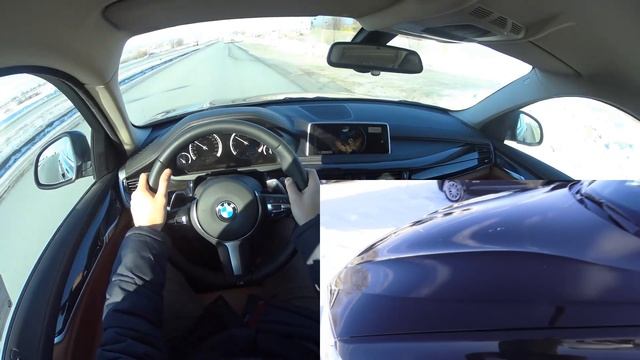 2015 BMW Х6 (F16). Test-Drive. City Driving.