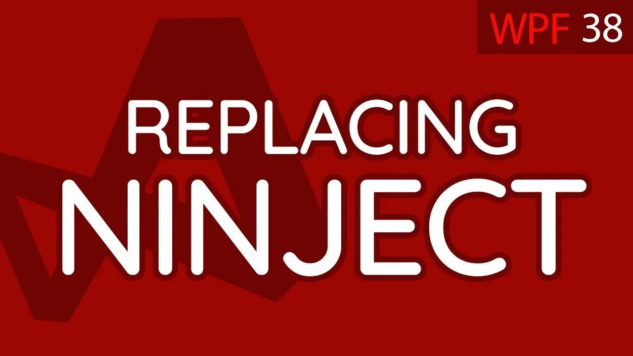 C# WPF UI Tutorials： 38 - Replacing NInject with .Net Core DI