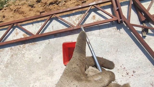 СБОРКА КАРКАСНОГО ГАРАЖА 6Х9 СВОИМИ РУКАМИ