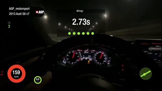 Чип-тюнинг Audi S6 C7 4.0TFSI Stage3 AGP800+ / 100-200=5.47 sec.