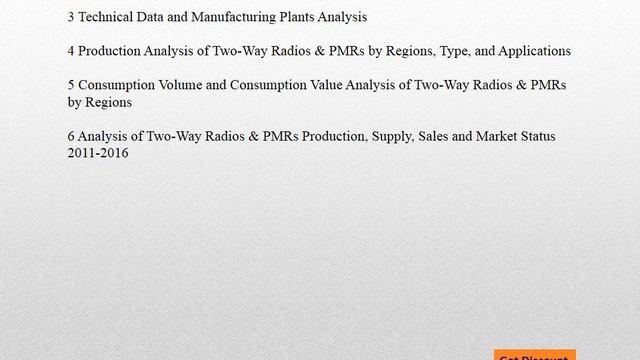 Global Two-Way Radios & PMRs Market 2021: Business Development Analysis