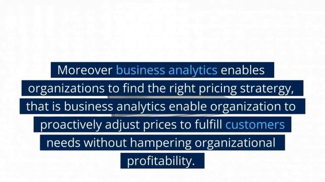 Importance of business analytics