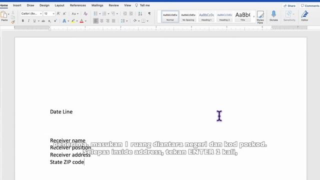 Business Letter in Block Style | DSK (JP) | 2022