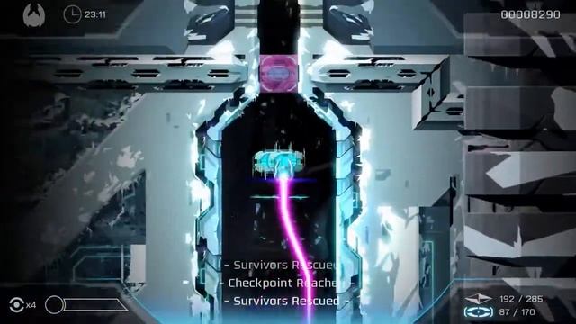 Velocity 2X - Playthrough / Walkthrough - 25. Rapid Transit (Perfect)