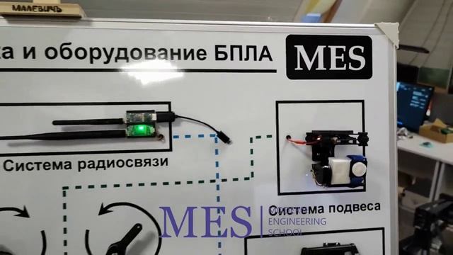 Стенд «Электроника, автоматика и оборудование БПЛА мультироторного типа»