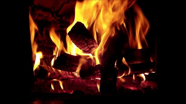 Огонь в русской печке