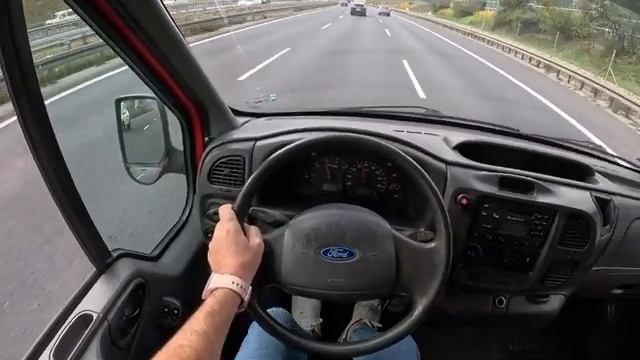 ОБЗОР 2006 Ford Transit Mk5 20 TD 100 hp POV Test Drive
