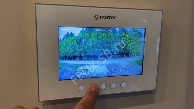 Панель видеодомофона Tantos с удаленным управлением со смартфон ворот, калиткой | ФЕЛИКС-СБ