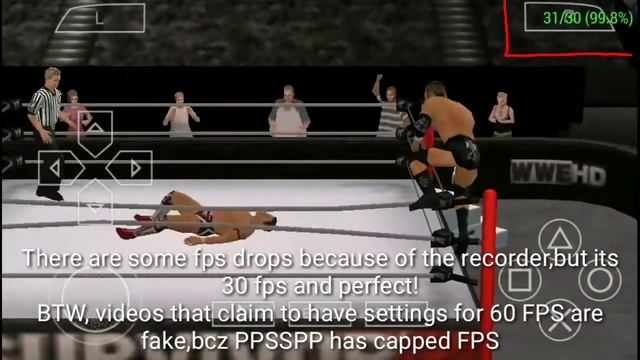 |30 FPS!| Best Settings for SvR 11/WWE '13/WWE 2k19