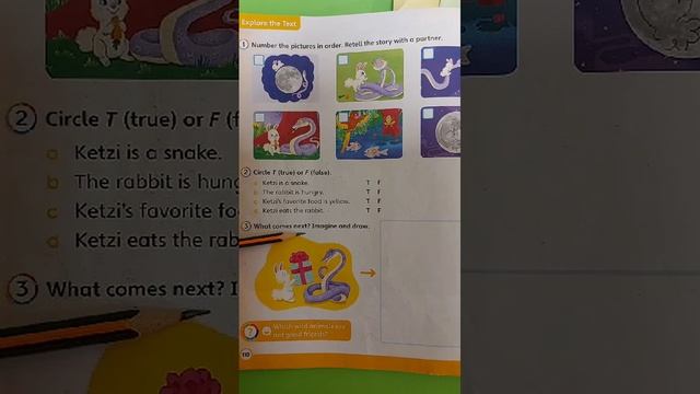 Английский для детей Primary path. Юнит 5.Урок 6.Новые слова для понимания. Навык продолжить историю