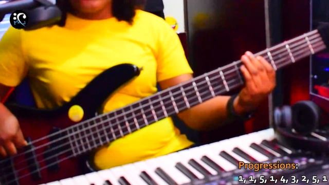 6 Worship Bass Fills#03 |'song' see what the Lord has done @NathanielBasseyMain  | Bass Tutorial |