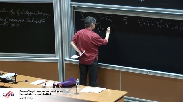 Marc Hindry: Brauer-Siegel theorem and analogues for varieties over global fields