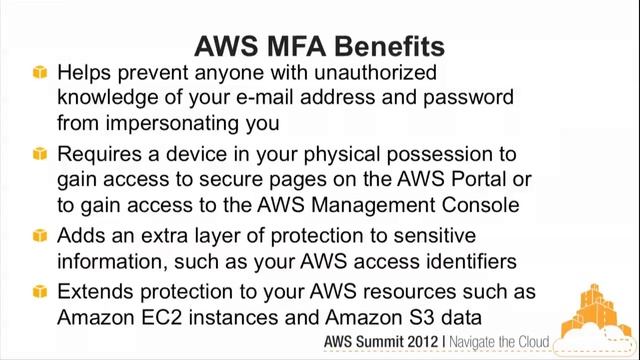 AWS Summit NYC 2012: Overview - Security and Compliance