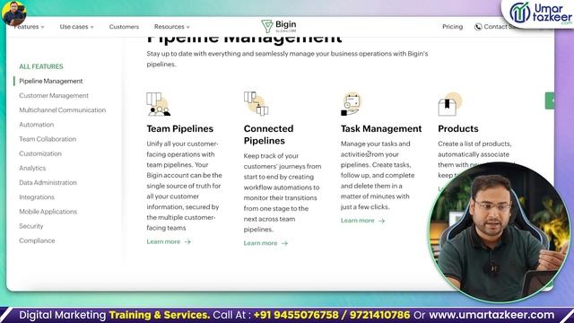 What is Zoho Bigin? | Features of Zoho Bigin | CRM Course | #8