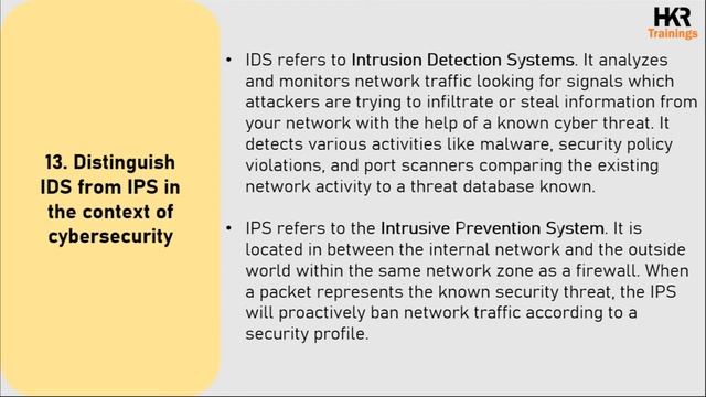 Top 30 CyberSecurity Interview Questions and Answers|CyberSecurity Interview Questions-HKR Training
