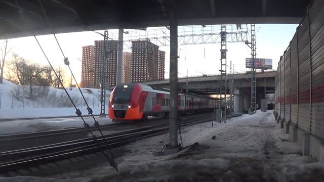Электропоезд ЭС2Г-074 Ласточка на МЦК