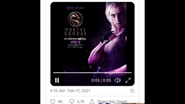 New Mortal Kombat poster reveal