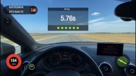 Audi A3 8V 1.8TSI DQ200 Stage3 IS20 AGP motorsport 100-200 = 10.94sec