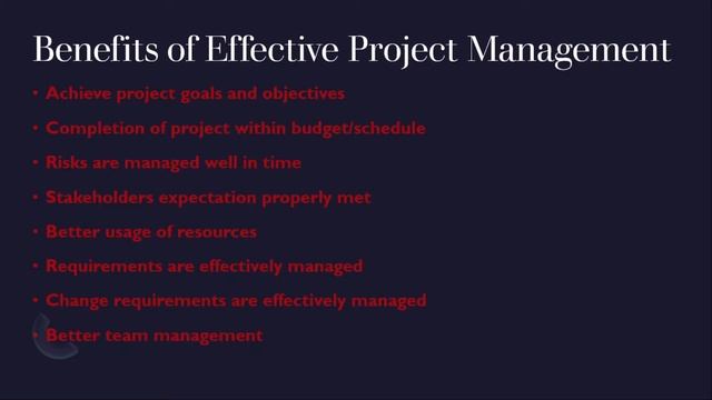 What is Project Management? Benefits of Project Management, Consequences of Poor Project Management