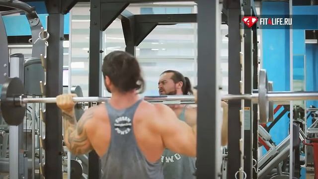 ЖИМ ШТАНГИ ИЗ ЗА ГОЛОВЫ PRESS barbell from behind his head