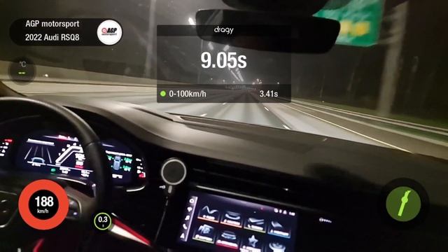 Audi RSQ8 4.0TFSI STAGE2 AGP 100-200 & 0-100
