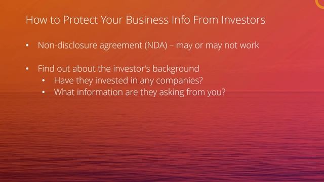 How to Protect Your Business Info From Investors