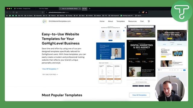 How to Get FREE GoHighLevel Website Templates (Tutorial)