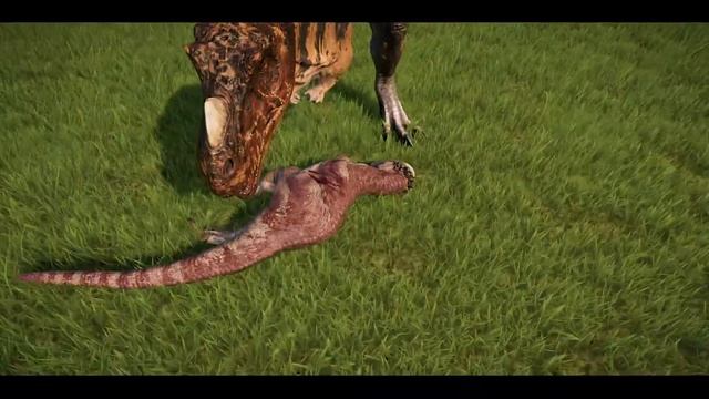 Jurassic World Evolution   Trouble in the Jungle   Albertosaurus vs Ceratosaurus vs Acrocanthosauru