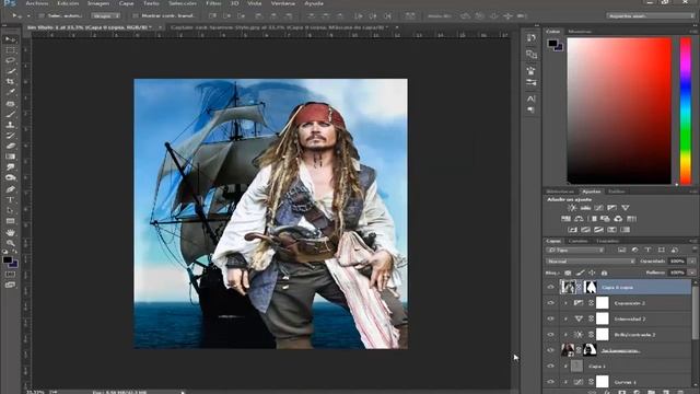 Create A Jack Sparrow Fan Poster In Photoshop