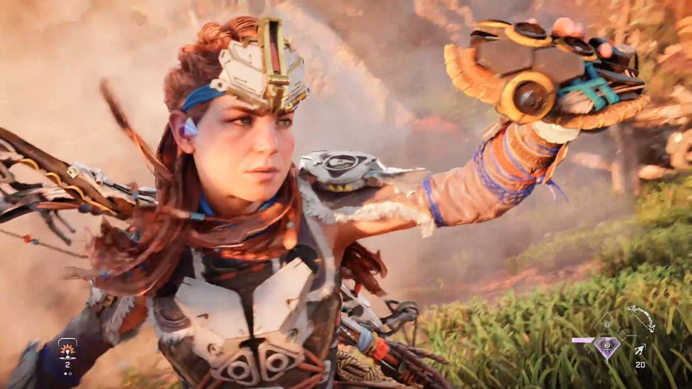 Horizon Forbidden West - Stealth Kills & Grimhorn Boss Fight  (PS5 4K60FPS) .
