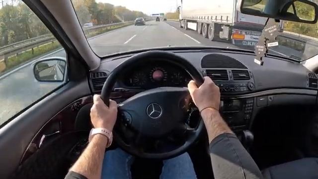РЕДКАЯ ЛЕГЕНДА 2002 Mercedes E W21 220 CDI 150 hp POV Test Drive