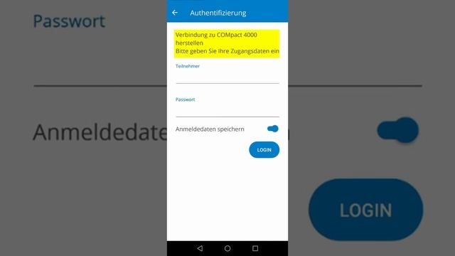 Einrichtung von COMfortel Mobile Business